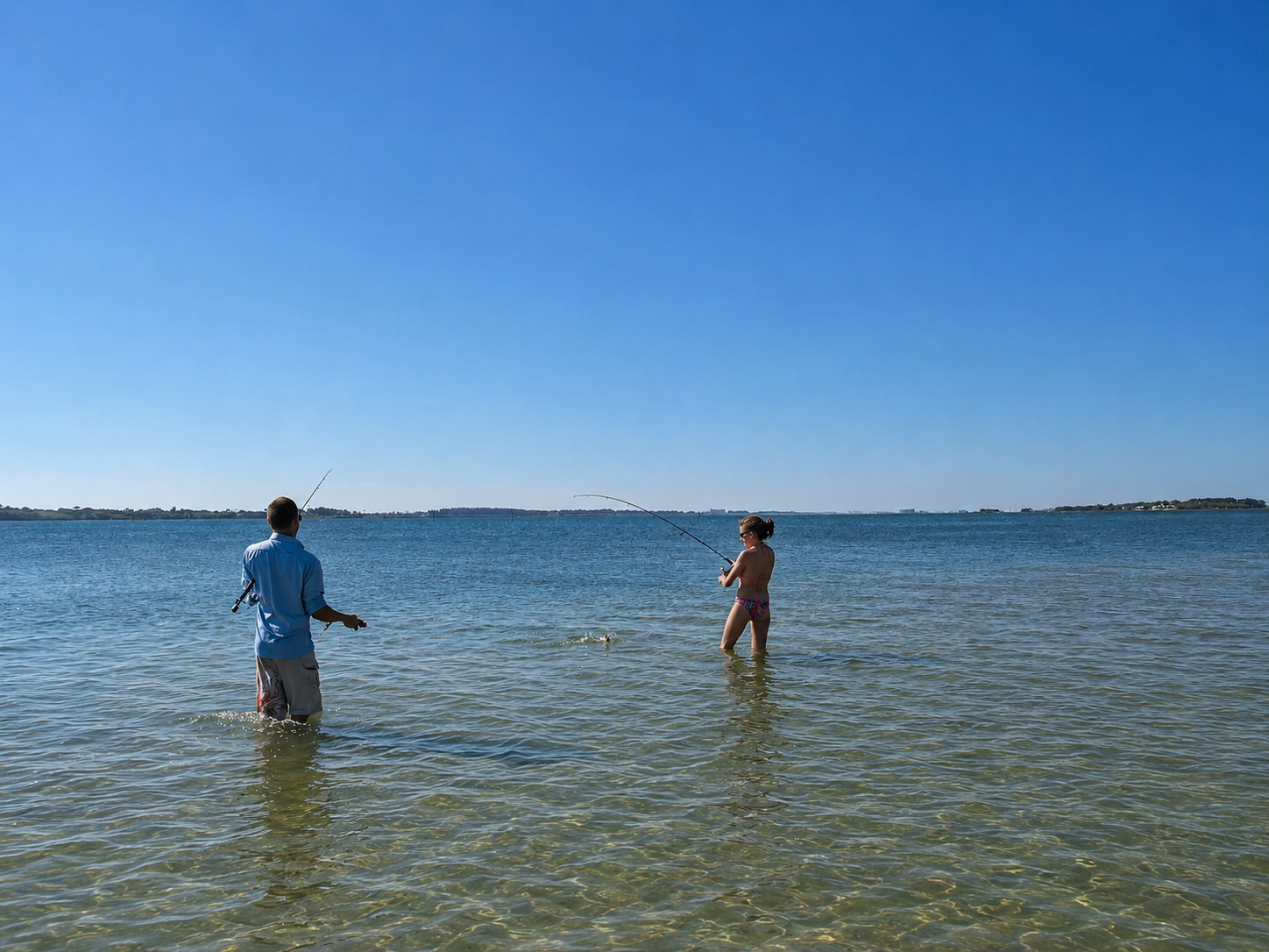 Scenic view of the Indian River Lagoon